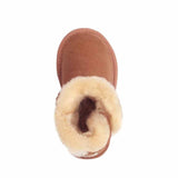 Ugg Boots Kids Classic Button Chestnut 5-6