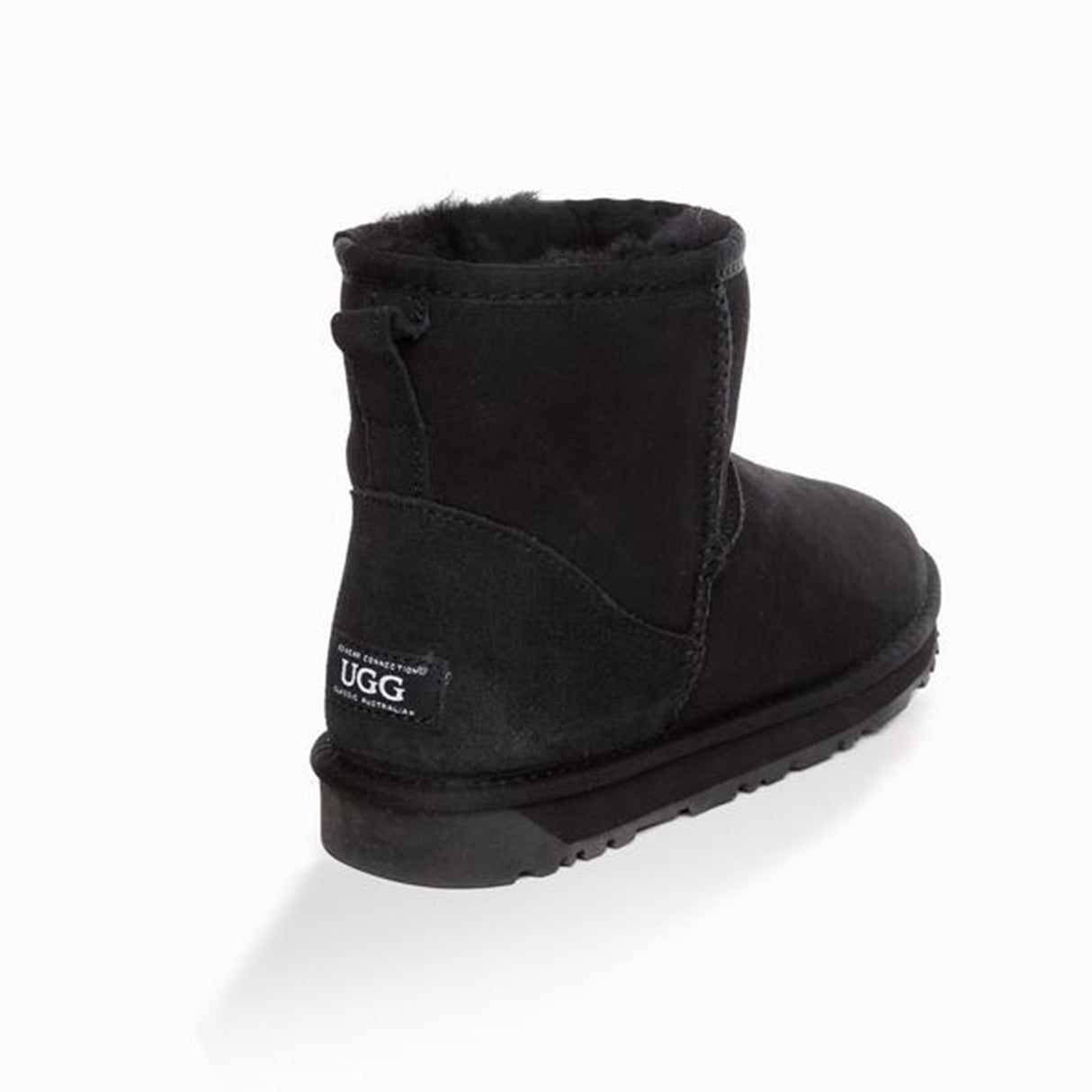Ugg-Boots-Unisex-Classic-Mini-Black-Sole