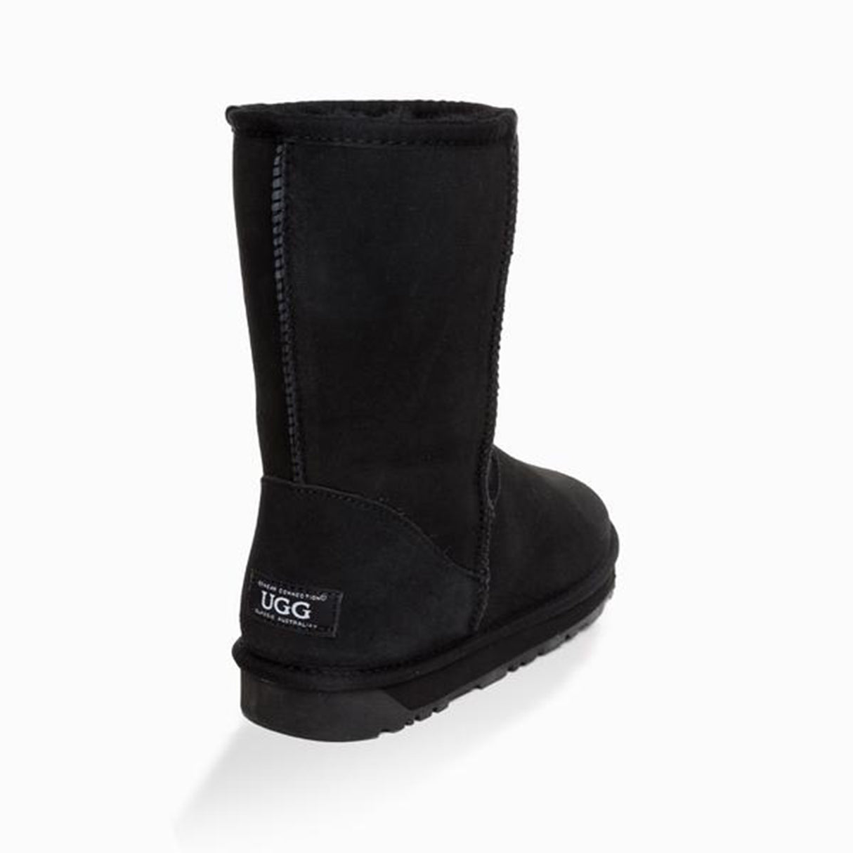 Ugg-Boots-Unisex-Classic-Short-Black-Back