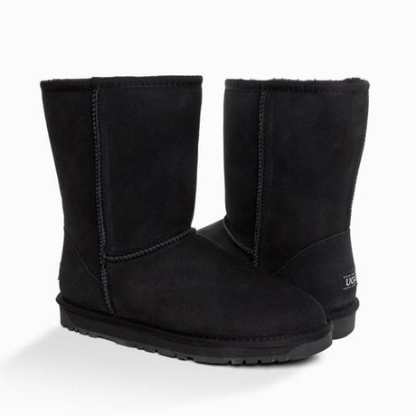 Ugg-Boots-Unisex-Classic-Short-Black-Pair
