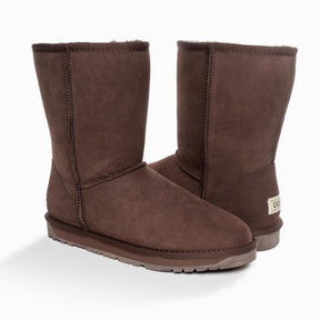 Ugg-Boots-Unisex-Classic-Short-Chocolate-Pair