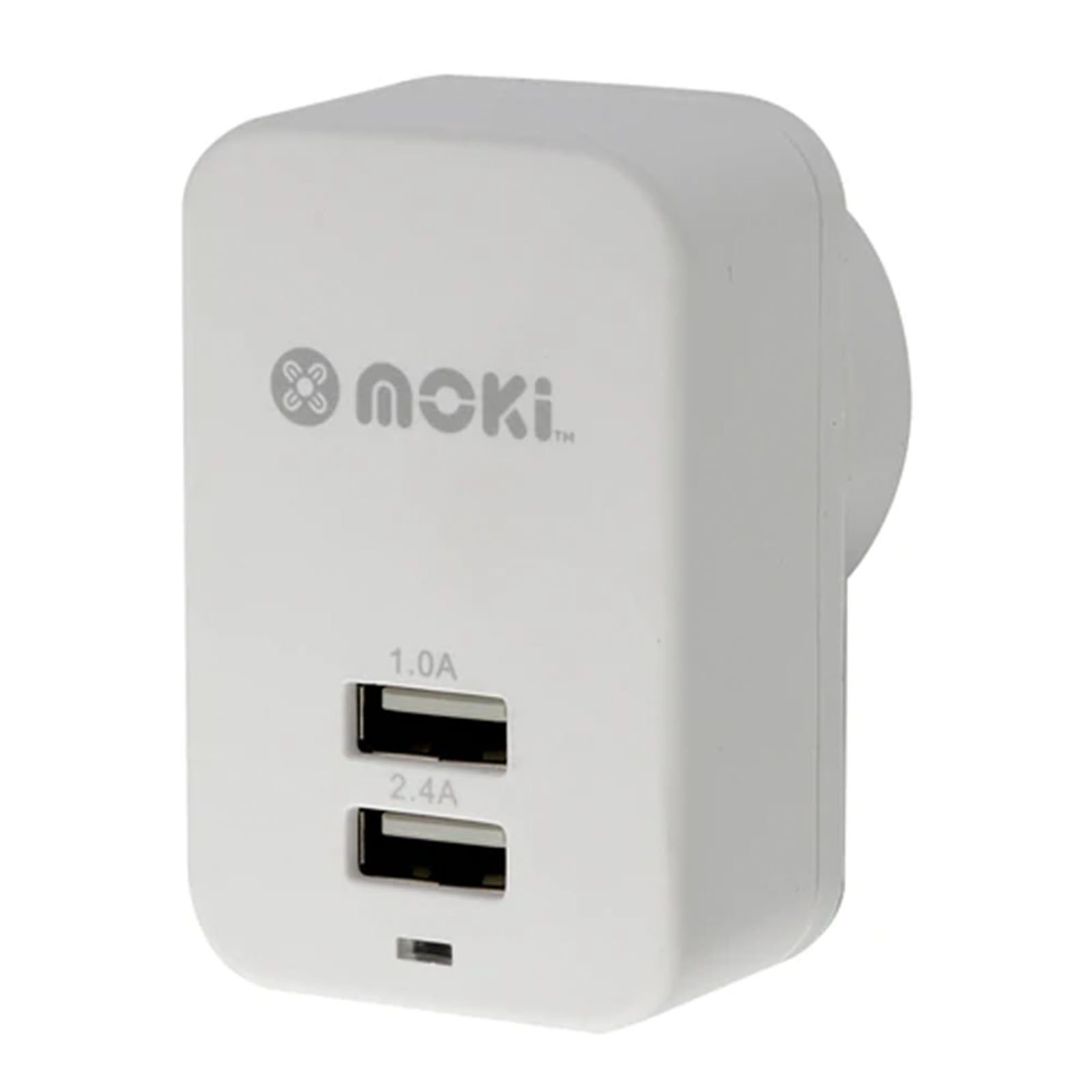 moki-dual-usb-wall-charger-white