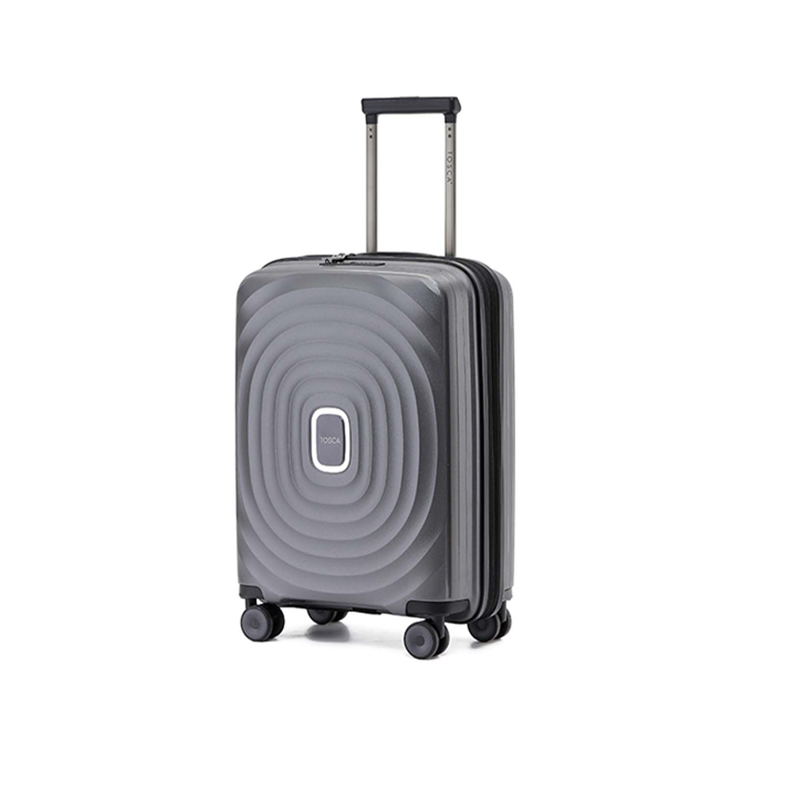 tosca-eclipse-4-wheel-55cm-carry-on-suitcase-charcoal-front-angle