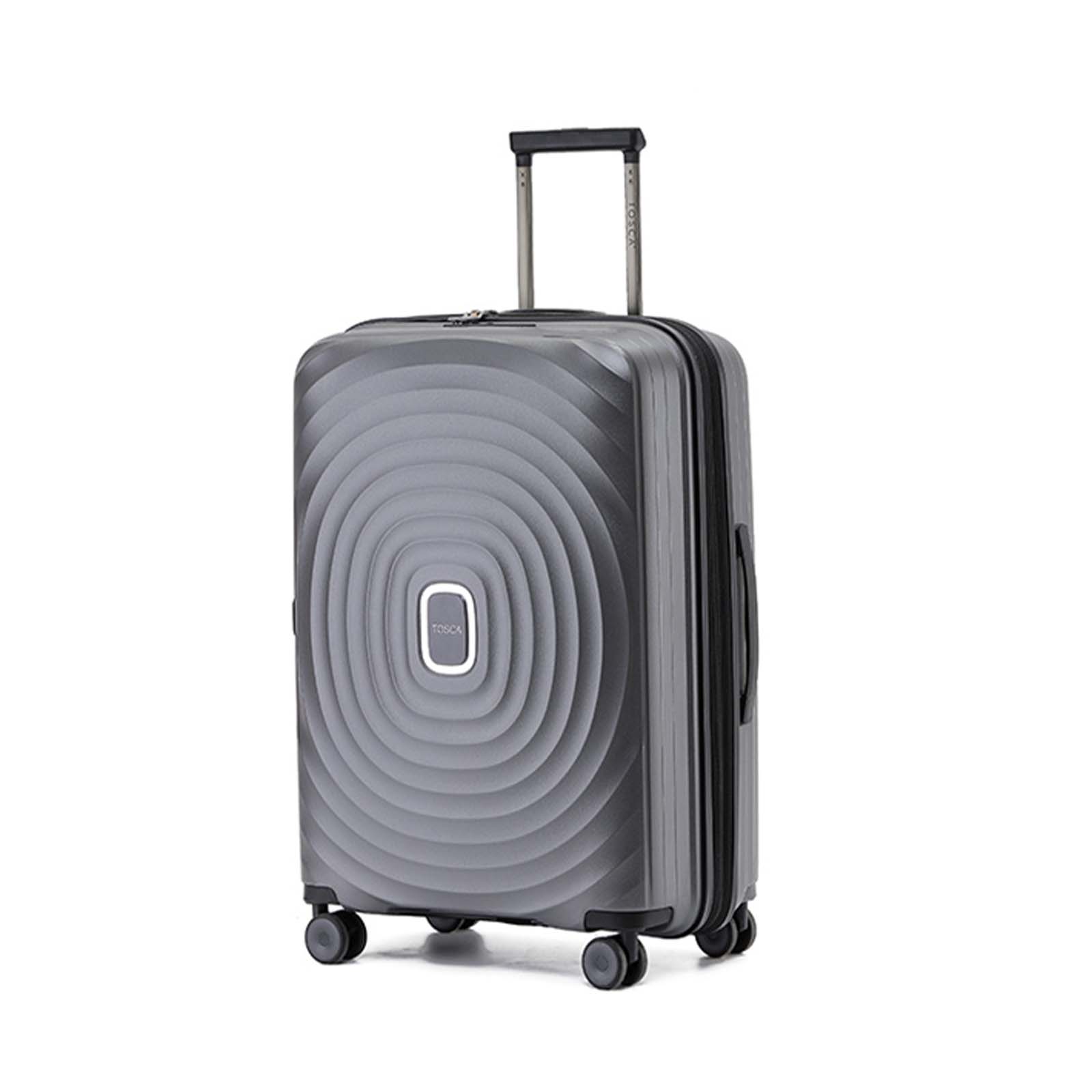 tosca-eclipse-4-wheel-67cm-carry-on-suitcase-charcoal-front-angle