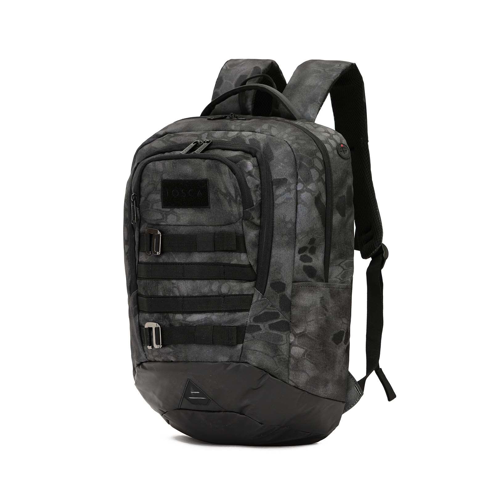 tosca-laptop-compartment-backpack-35l-grey-camo-front-angle