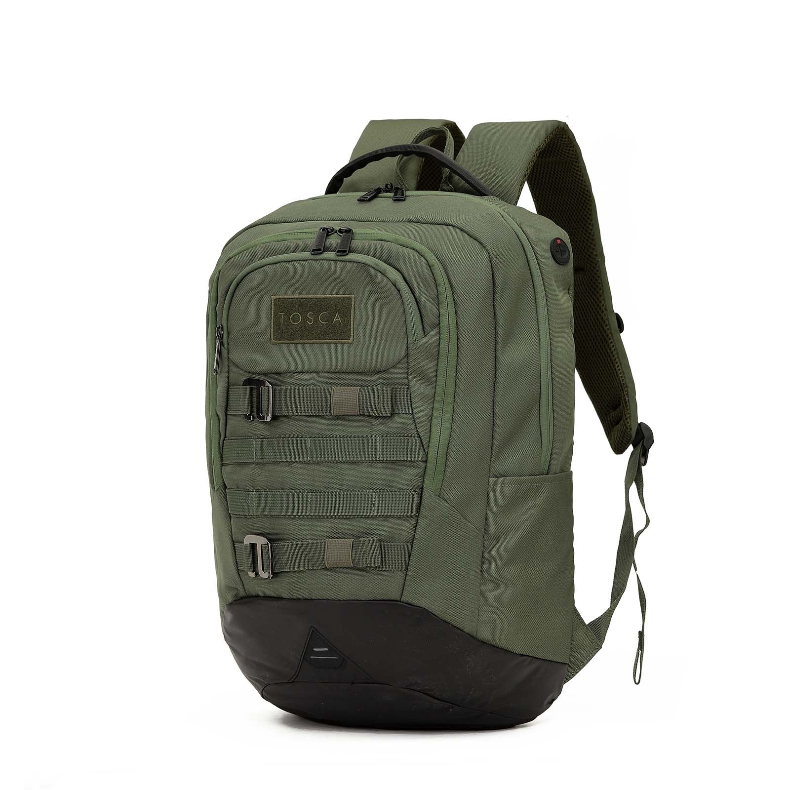 tosca-laptop-compartment-backpack-35l-khaki-front-angle