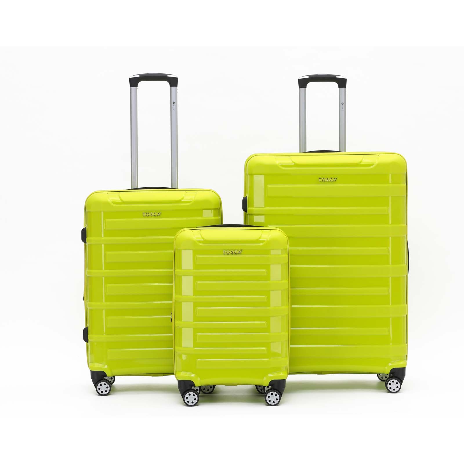Tosca Warrior 4 Wheel 55cm Carry-On Suitcase Lime