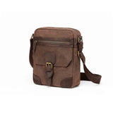 tosca-waxed-canvas-crossover-bag-with-buckle-brown-front