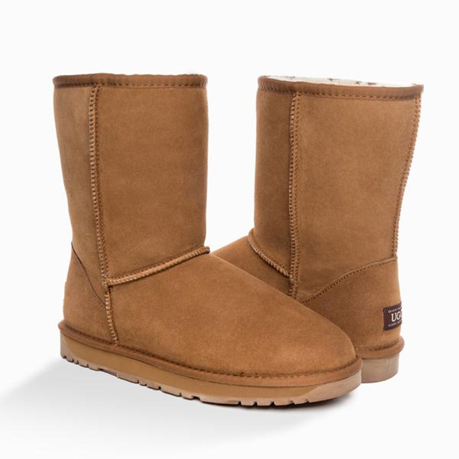 Ozwear UGG Boots Unisex Classic Short Chestnut